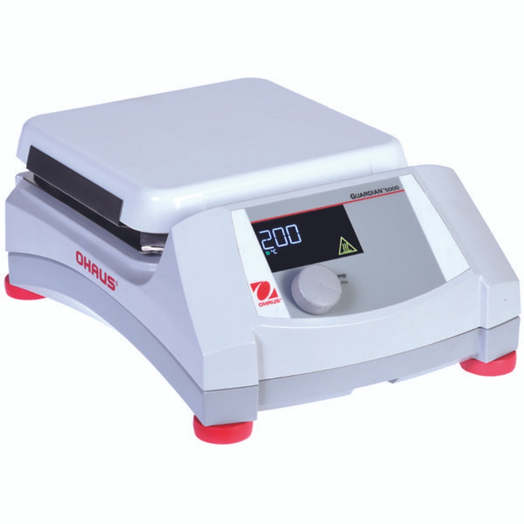 Guardian Digital Hotplate With 7 Inch White Ceramic Surface Top Temperature, 115V